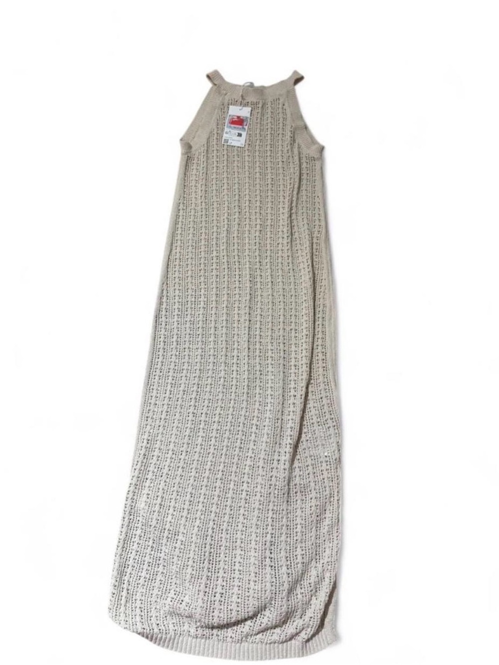 🐚C&A Cream Crochet Knit Maxi Dress — NWT